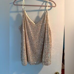Calvin Klein sequin top